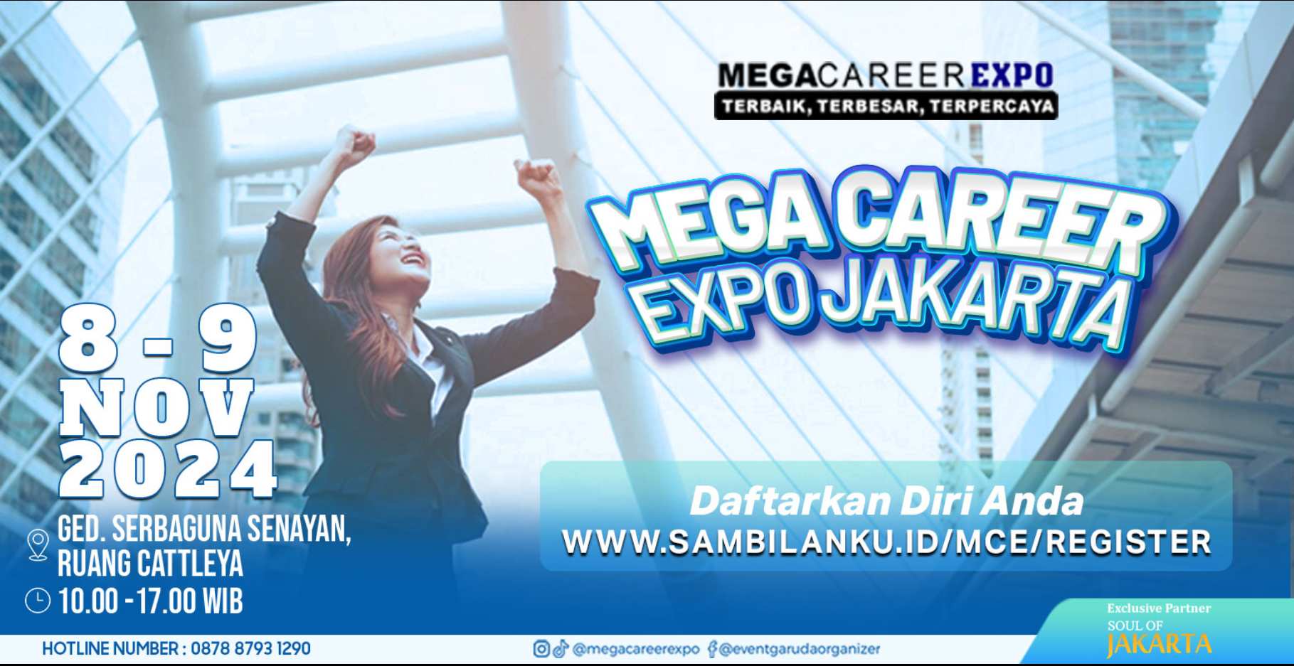 Membership Mega Career Expo Jakarta - 8-9 November 2024
