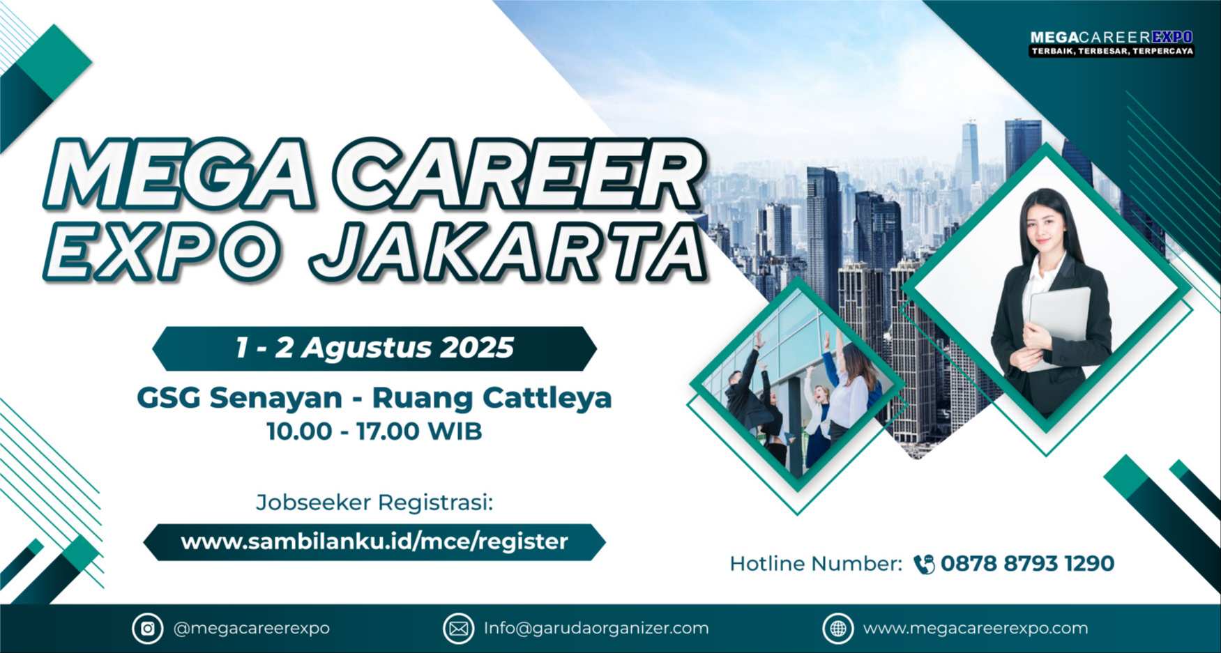 Membership Mega Career Expo Jakarta - 1-2 Agustus 202